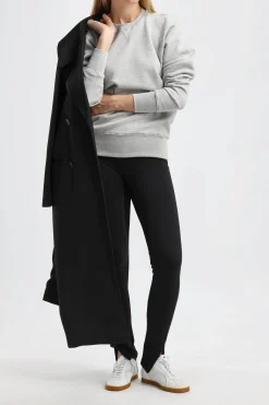 Femme Toteme Sweat-Shirt Ras Du Cou Gris