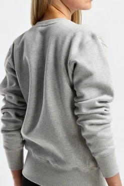 Femme Toteme Sweat-Shirt Ras Du Cou Gris