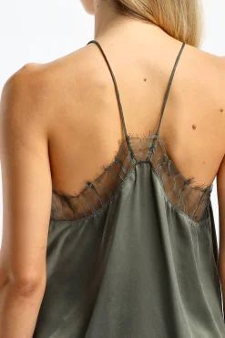 Femme IRO Top Berwyn A Olive Night