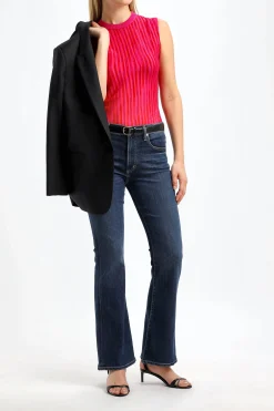 Femme Missoni Top En Rose Space Dye