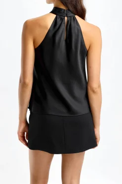 Femme Simkhai Top Thea En Noir