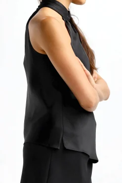 Femme Simkhai Top Thea En Noir