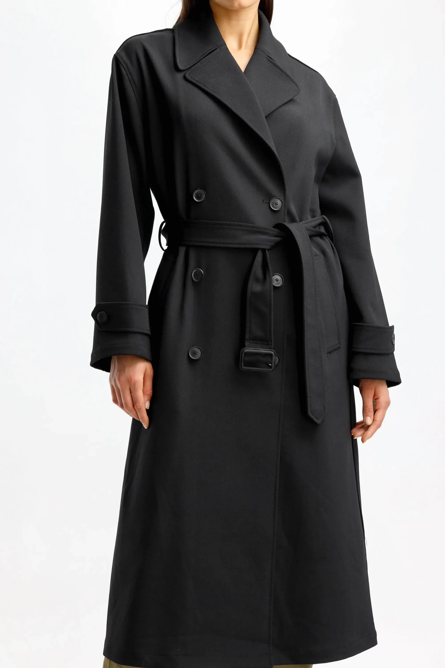 Femme Nili Lotan Trench-Coat Louis En Noir