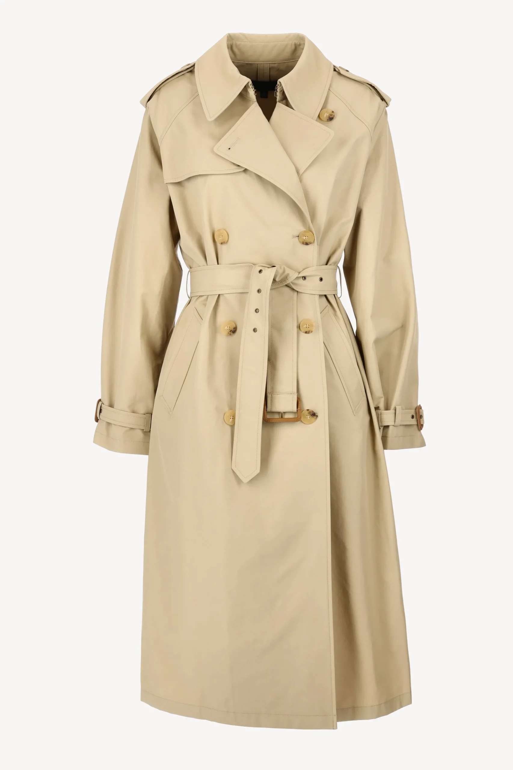 Femme Nili Lotan Trench-Coat Tanner En Kaki