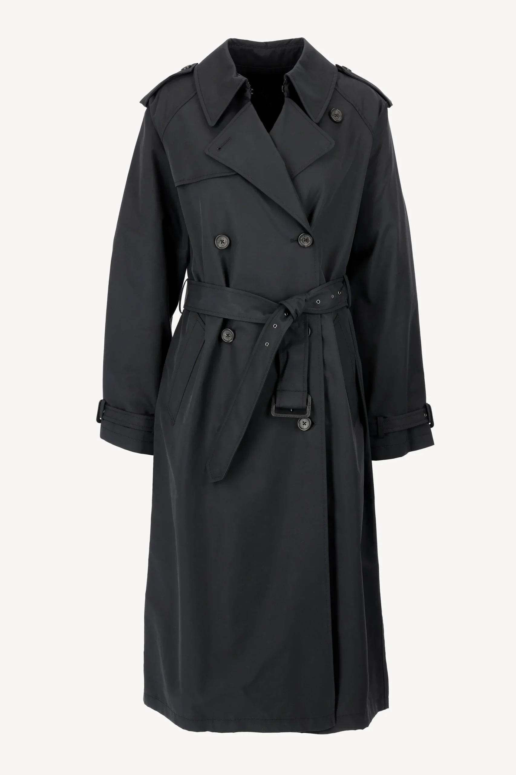Femme Nili Lotan Trench-Coat Tanner En Noir