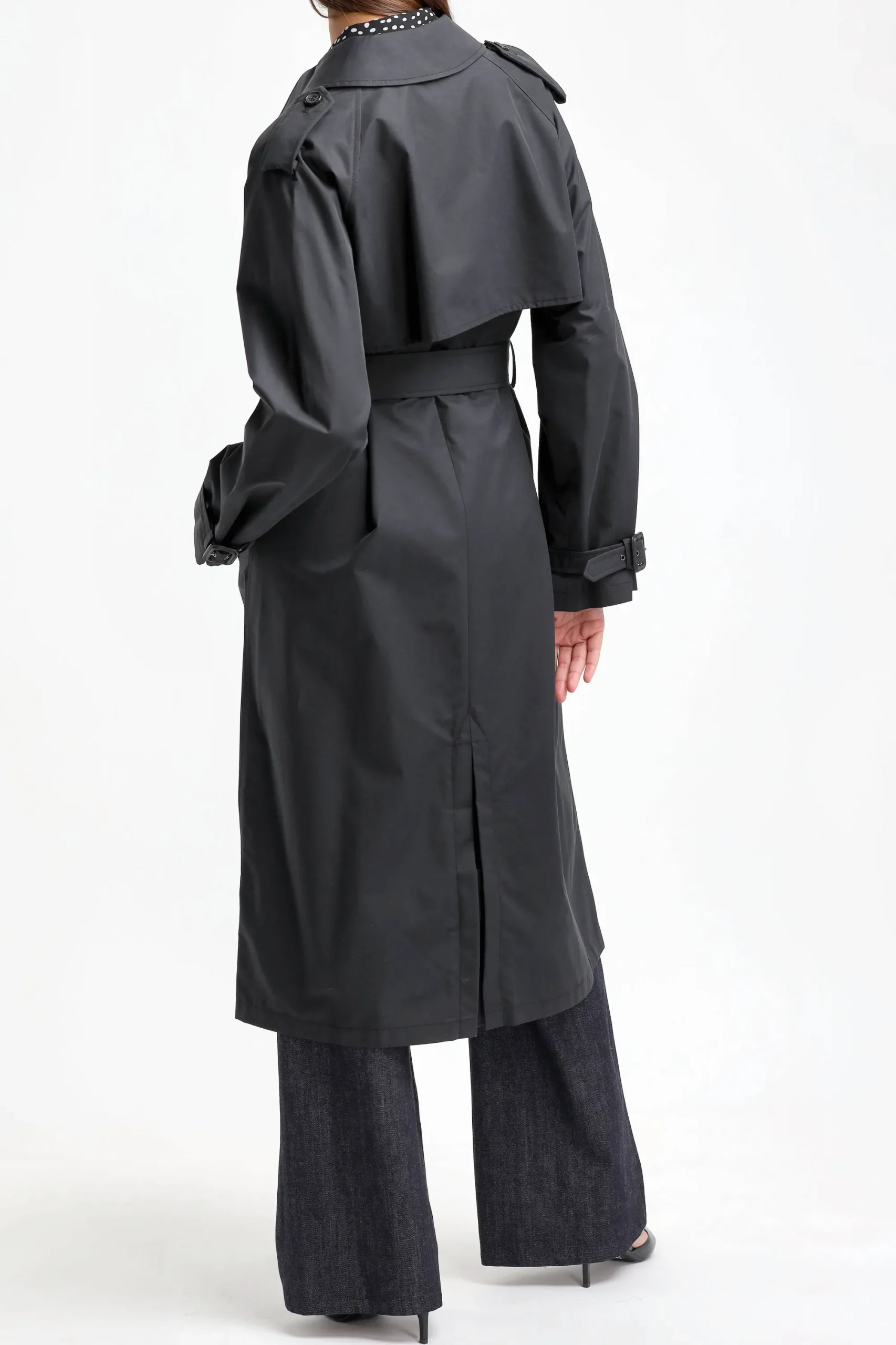 Femme Nili Lotan Trench-Coat Tanner En Noir