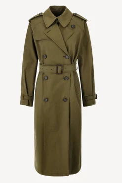 Femme Nili Lotan Trench-Coat Tanner En Olive