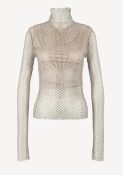 Femme Sportmax T-Shirt A Manches Longues Noemi In Nudo
