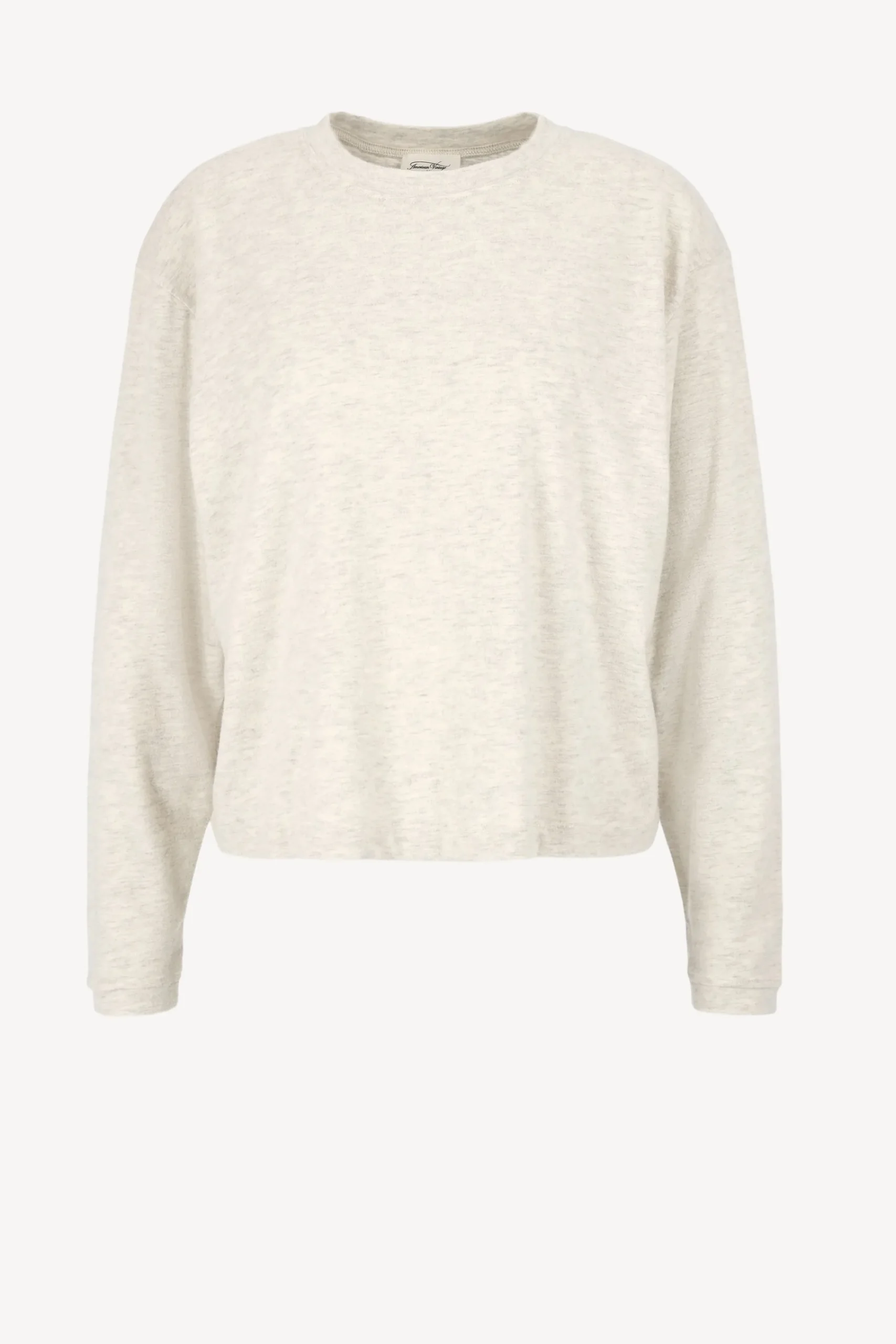 Femme American Vintage T-Shirt A Manches Longues Ypawood En Gris