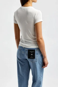 Femme Anine Bing T-Shirt Amani En Blanc