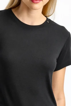 Femme Anine Bing T-Shirt Amani En Noir