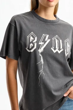 Femme Anine Bing T-Shirt Bing Bolt En Noir