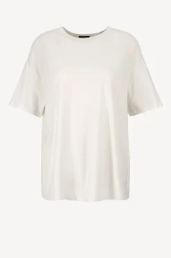 Femme R13 T-Shirt Boxy Seamless En Blanc