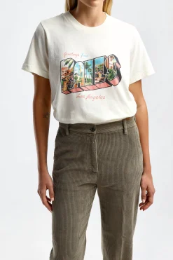 Femme Rails T-Shirt Boyfriend In La Postcard