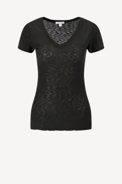 Femme James Perse T-Shirt Casual En Noir