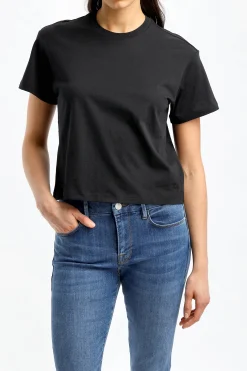 Femme Anthony Thomas Melillo T-Shirt Classic Boy En Noir