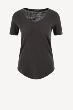 Femme Anthony Thomas Melillo T-Shirt Classic V En Noir