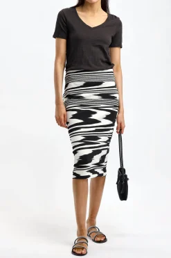 Femme Anthony Thomas Melillo T-Shirt Classic V En Noir