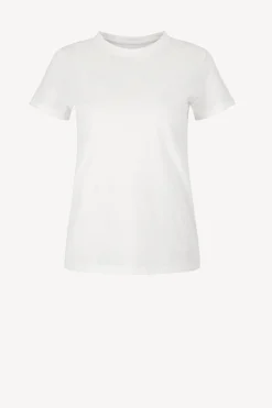 Femme Vince T-Shirt Essential En Blanc Optique
