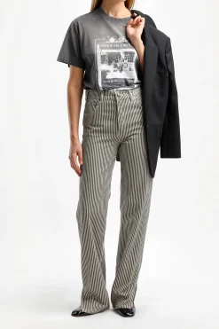 Femme Anine Bing T-Shirt Lili Ab X To X Stones En Noir