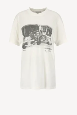 Femme Anine Bing T-Shirt Lili Ab X To X Stones En Ivoire