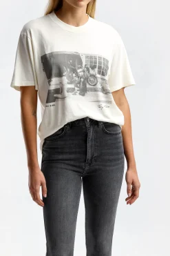 Femme Anine Bing T-Shirt Lili Ab X To X Stones En Ivoire