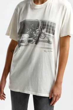 Femme Anine Bing T-Shirt Lili Ab X To X Stones En Ivoire