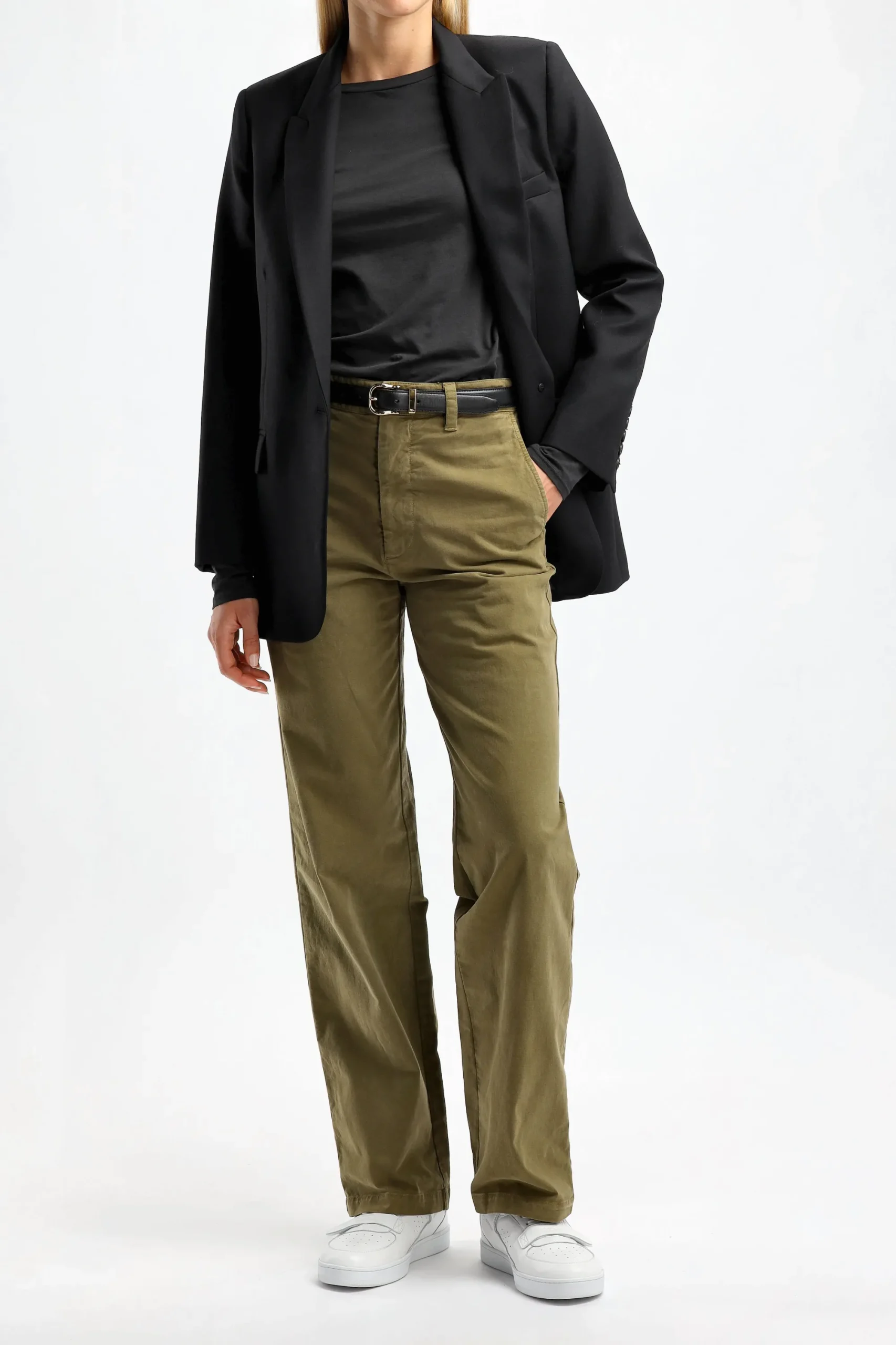 Femme Nili Lotan T-Shirt Long En Noir Delave