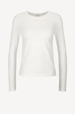 Femme American Vintage T-Shirt Long Gamipy En Blanc