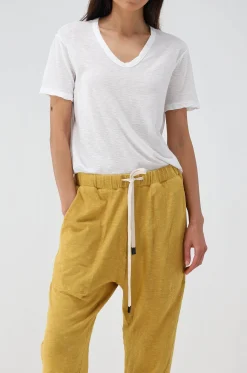 Femme James Perse T-Shirt Slub Soft En Blanc