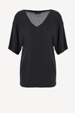 Femme Anine Bing T-Shirt Vale En Noir