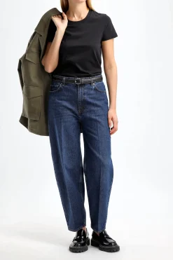 Femme James Perse T-Shirt Vintage Little Boy En Noir