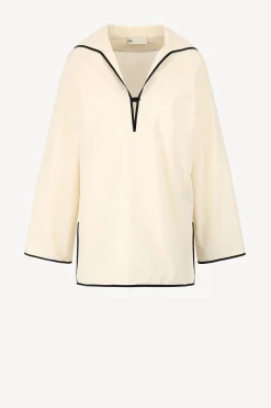 Femme Tory Burch Tunique Poplin En French Cream