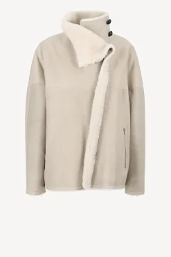 Femme Isabel Marant Veste Abeliki En Ecru