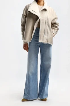 Femme Isabel Marant Veste Abeliki En Ecru