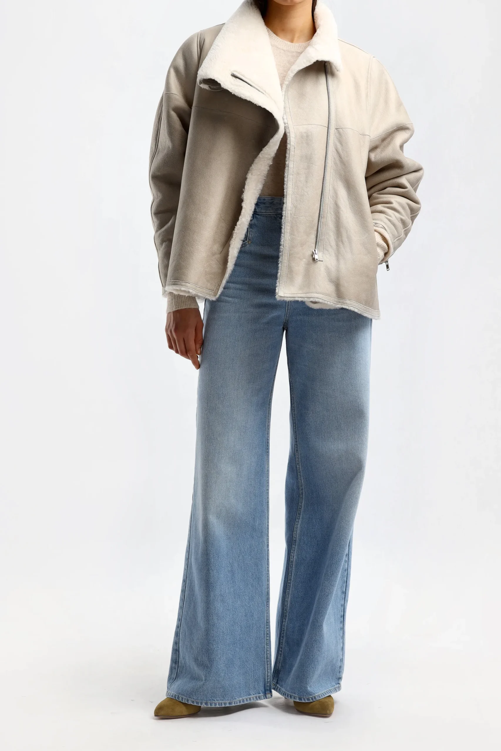 Femme Isabel Marant Veste Abeliki En Ecru