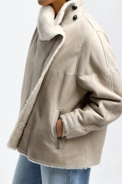 Femme Isabel Marant Veste Abeliki En Ecru