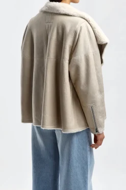 Femme Isabel Marant Veste Abeliki En Ecru