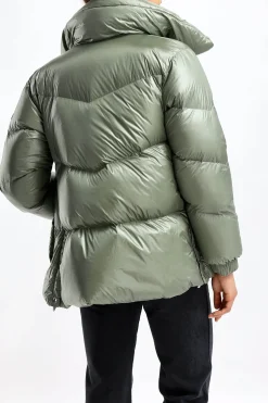 Femme Woolrich Veste Aliquippa En Gris Toundra