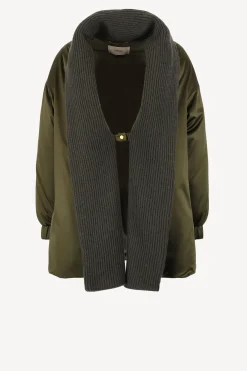 Femme Agnona Veste Caban Glossy En Mousse