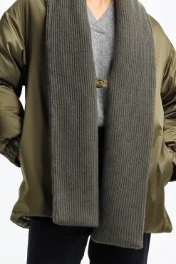 Femme Agnona Veste Caban Glossy En Mousse