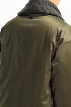 Femme Agnona Veste Caban Glossy En Mousse