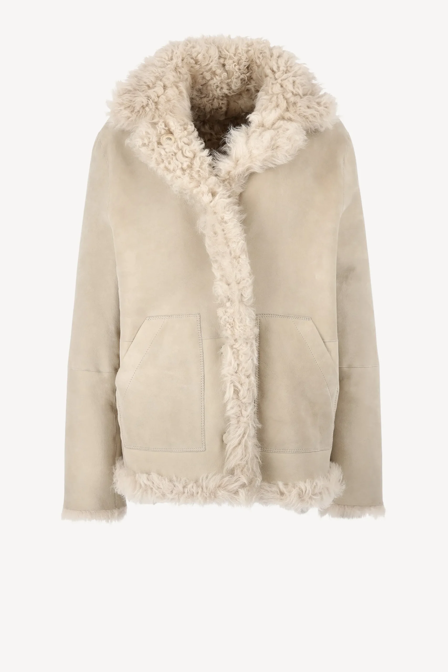 Femme Jadia Veste Cleo Reversible En Blanc Casse