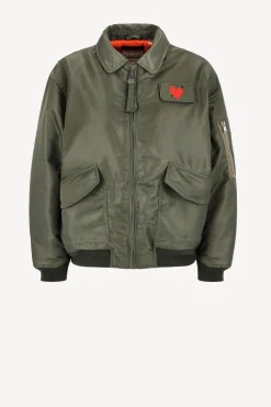 Femme Schott x Anita Hass Veste Dan W 'Heart' En Army