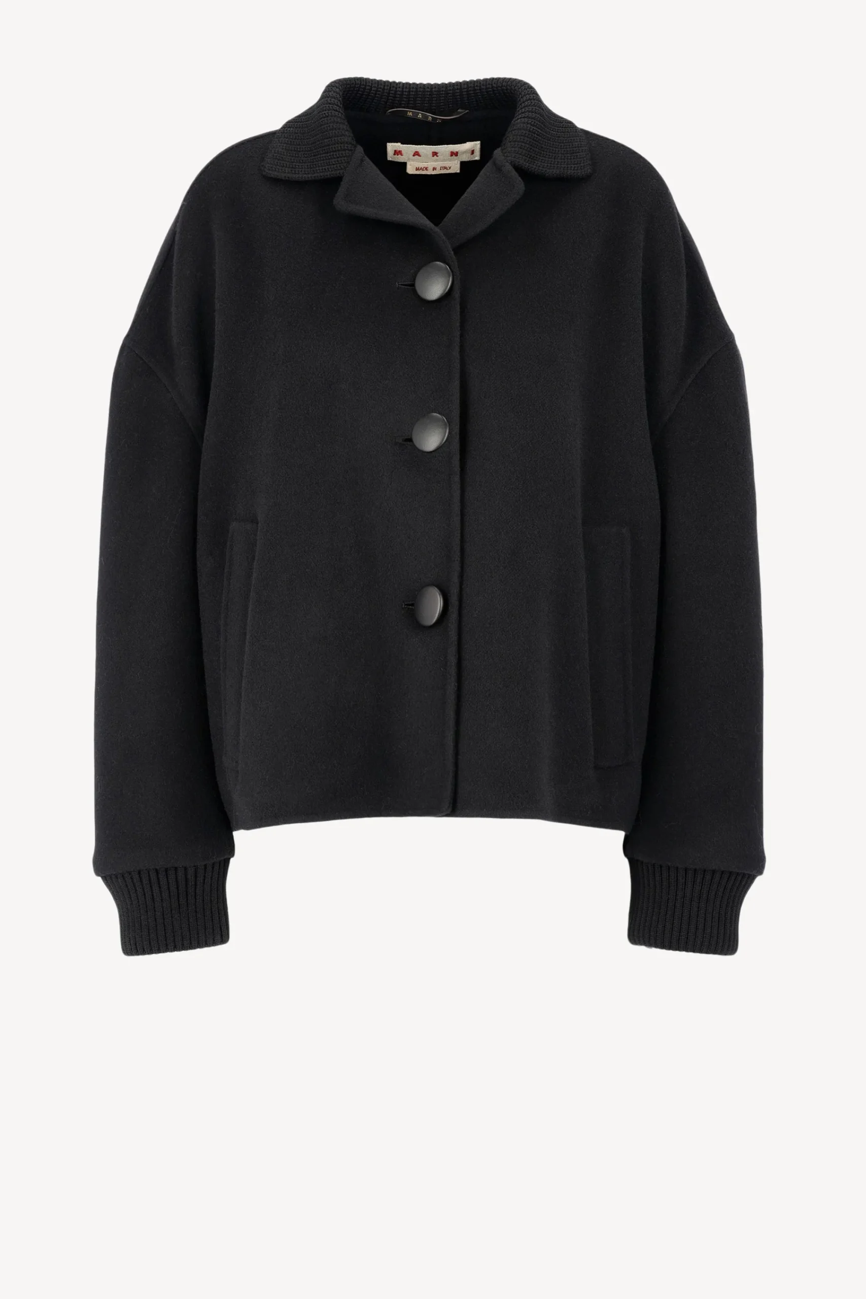 Femme Marni Veste Double Face En Noir