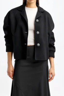 Femme Marni Veste Double Face En Noir