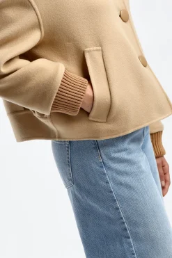 Femme Marni Veste Double Face En Tan