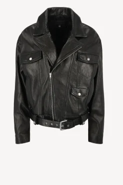 Femme Nili Lotan Veste En Cuir Lenny En Noir