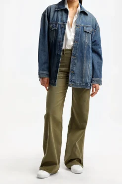 Femme Nili Lotan Veste En Jean Adam En Simon Wash