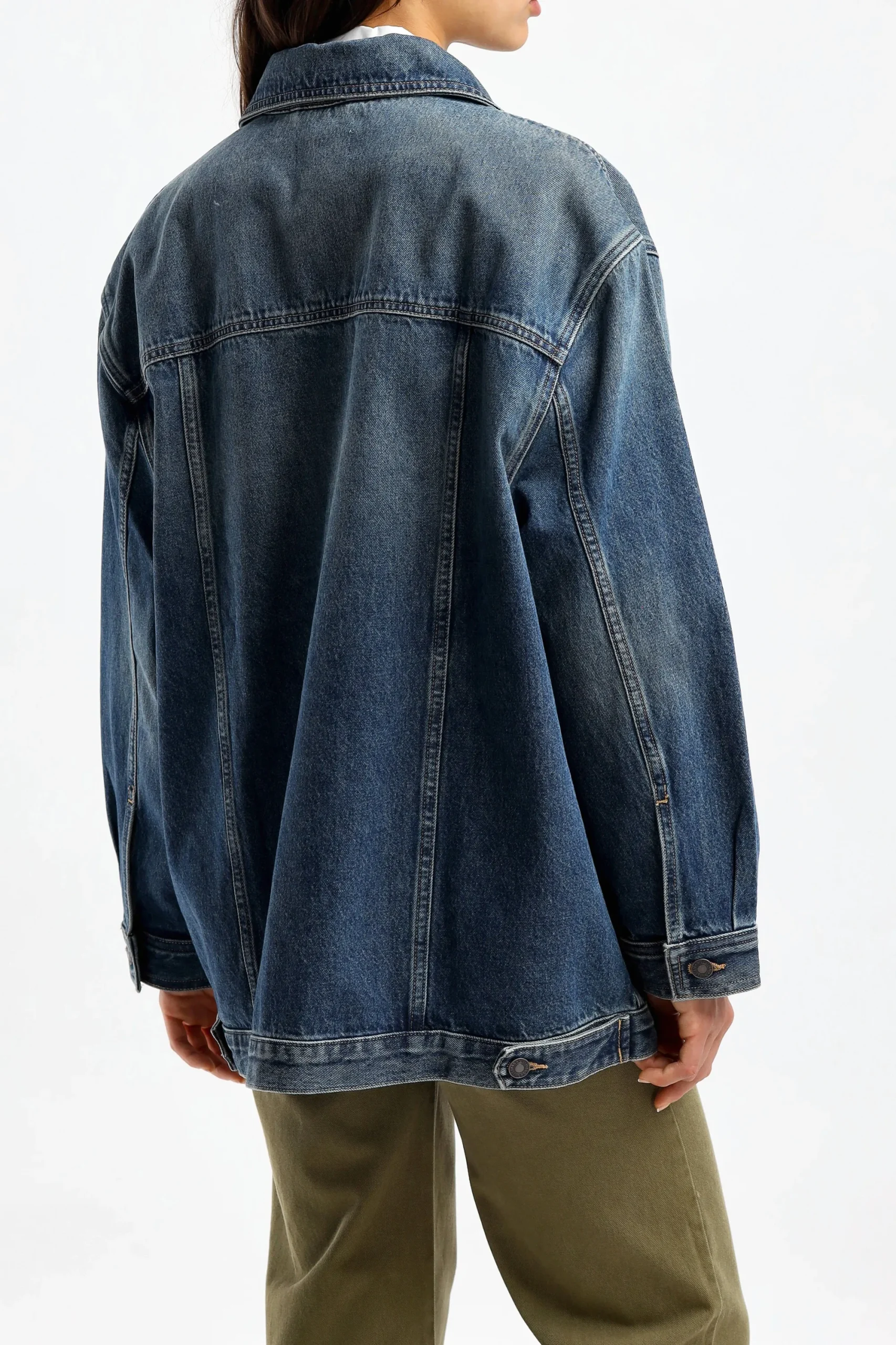 Femme Nili Lotan Veste En Jean Adam En Simon Wash